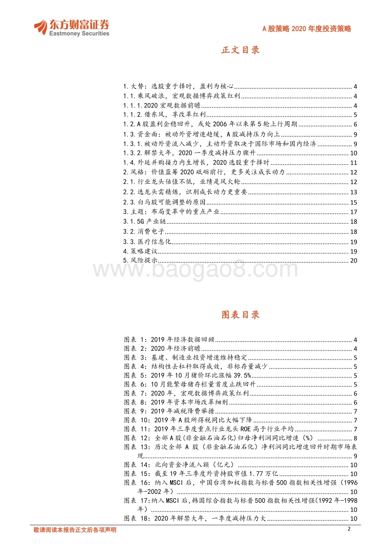 A股策略2020年度投资策略：盈利复苏周期，选股重于择时.pdf_第2页