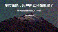 2019版用户演变洞察报告：车市萧条，用户新红利在哪里？.pdf