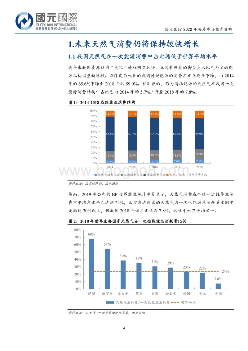 天然气行业2020年海外市场投资策略：需求持续，市场化改革将加速推进.pdf_第4页