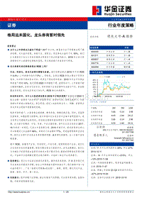 证券行业年度策略：格局远未固化，龙头券商暂时领先.pdf