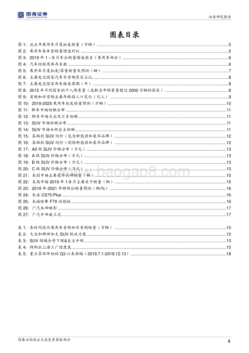 汽车行业2020年度策略：行业将进入景气周期，把握优质公司向上弹性.pdf_第4页