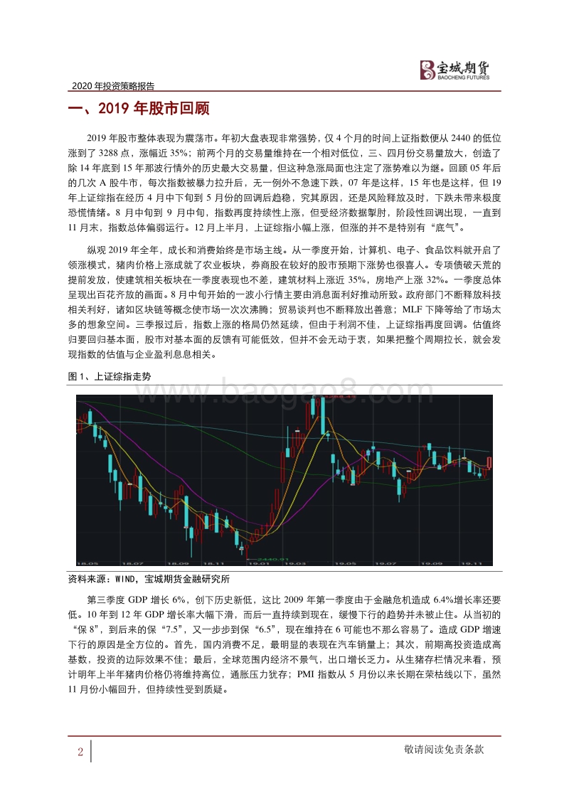 2020年股指投资策略报告：总体仍震荡，动能有转变.pdf_第2页