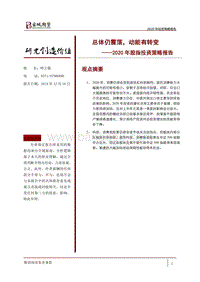 2020年股指投资策略报告：总体仍震荡，动能有转变.pdf