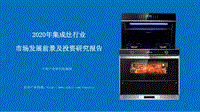2020年集成灶行业市场发展前景及投资研究报告.pdf