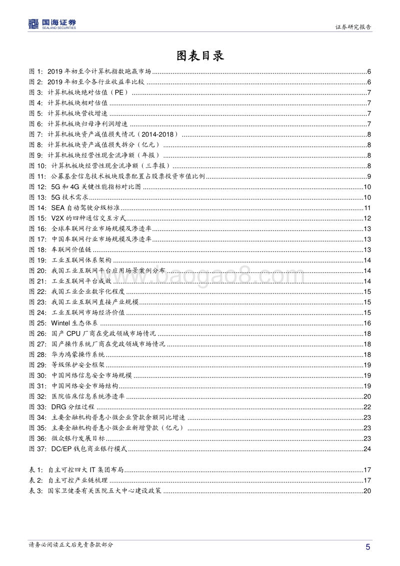 计算机行业2020年度策略报告：5G应用和安可为主线，关注高景气行业.pdf_第5页