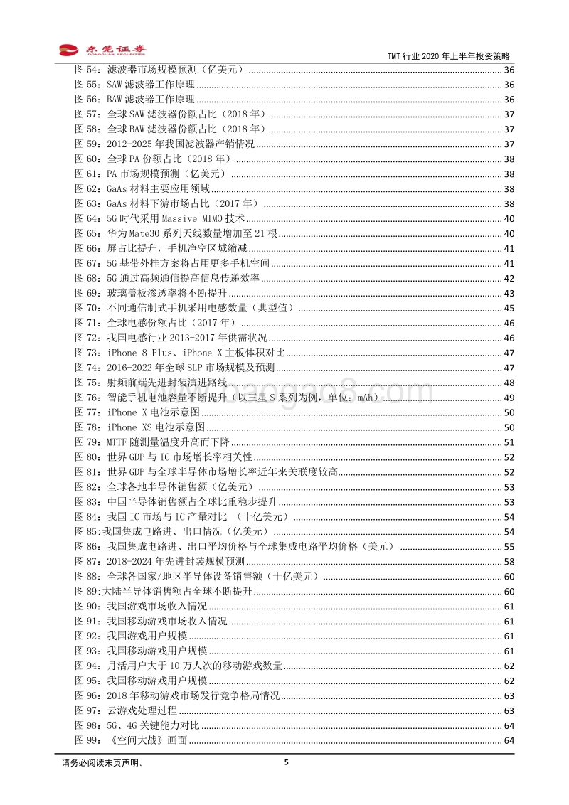 TMT行业2020年上半年投资策略：5G商用元年激活产业链，精选各细分行业龙头布局.pdf_第5页