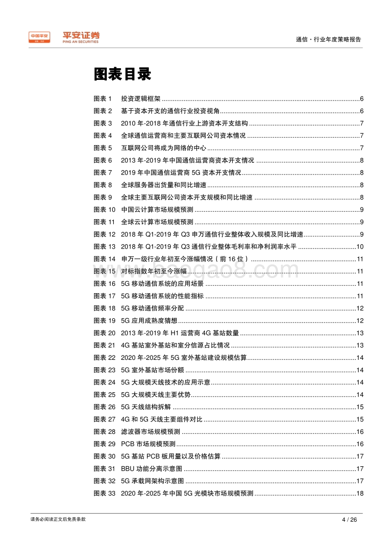 通信行业2020年度策略报告：需求拐点确认，聚焦行业龙头及其供应商.pdf_第4页
