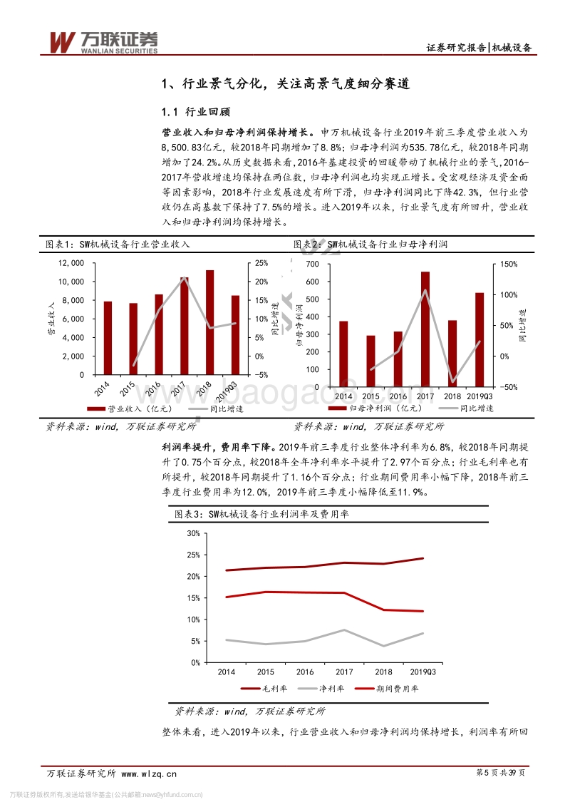 机械设备行业2020年度投资策略报告：布局高景气度赛道，关注行业龙头.pdf_第5页