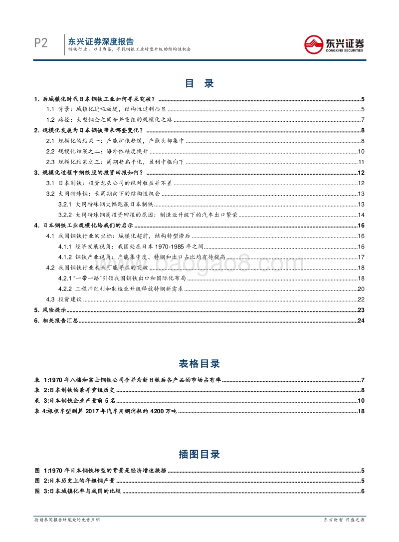 钢铁行业海外对标系列之日本篇：以日为鉴，寻找钢铁工业转型升级的结构性机会.pdf_第2页