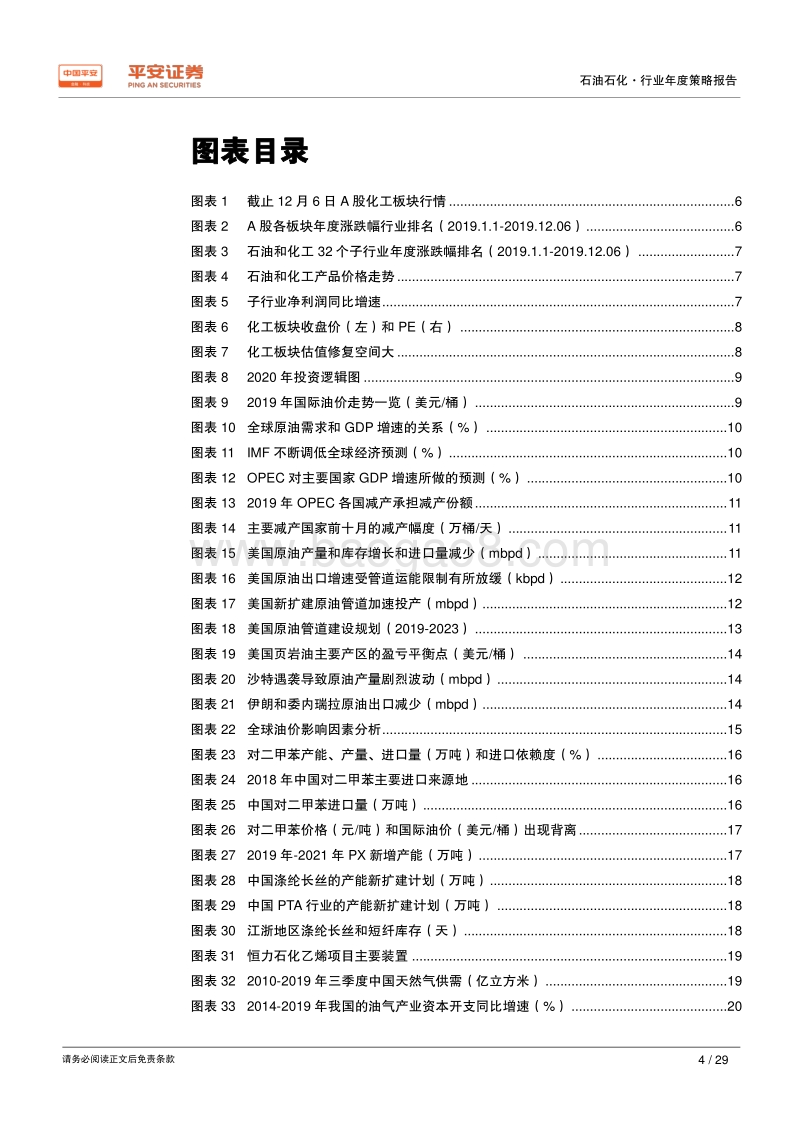 石油石化行业2020年度策略报告：精选细分龙头，静待估值回归.pdf_第4页