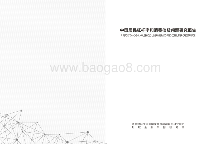 中国居民杆杆率和消费信贷问题研究报告.pdf_第1页