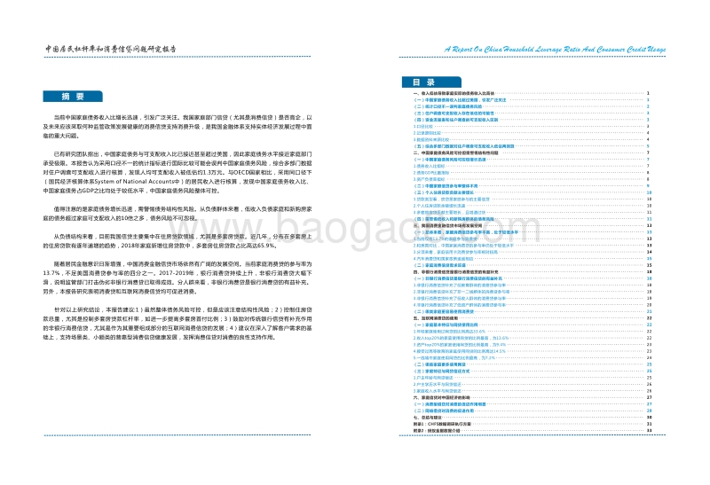 中国居民杆杆率和消费信贷问题研究报告.pdf_第3页