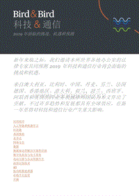科技&通信：2019年面临的挑战、机遇和预测.pdf