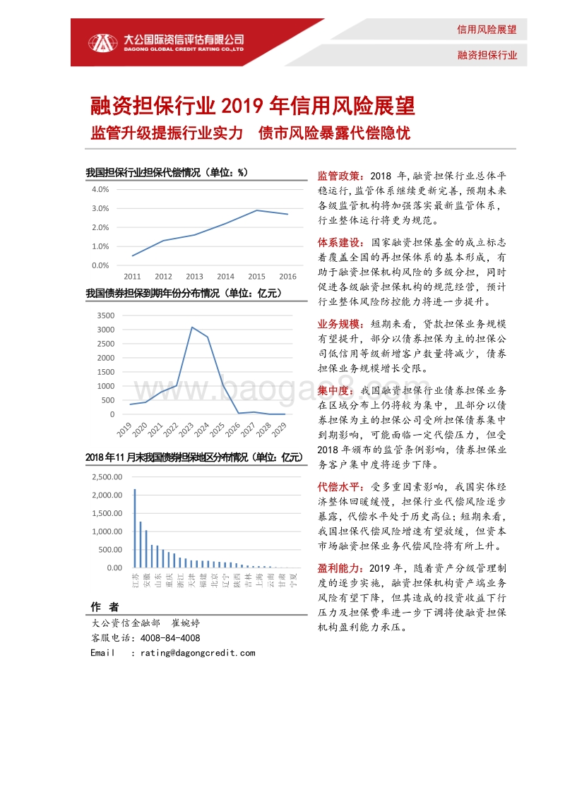 融资担保行业2019年信用风险展望.pdf_第1页