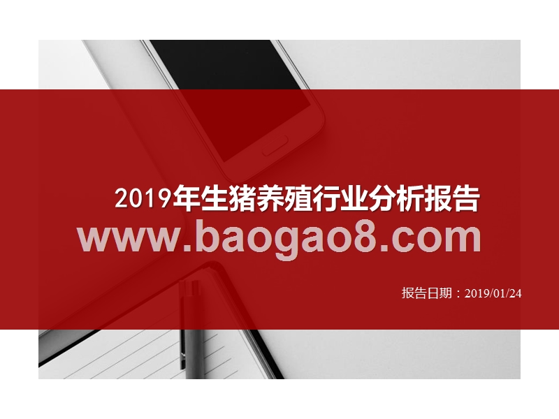 2019年生猪养殖行业分析报告.pptx_第1页