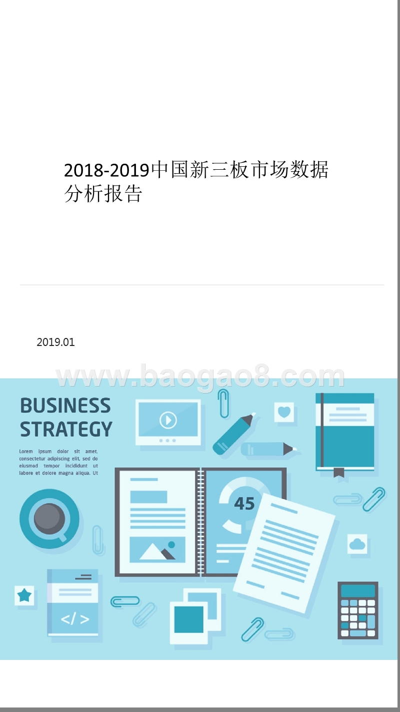 2018-2019中国新三板市场数据分析报告.pptx_第1页