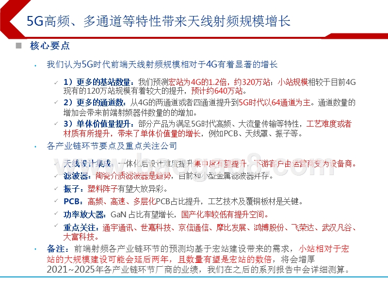 2019年5G基站天线与射频投资分析报告.pptx_第2页