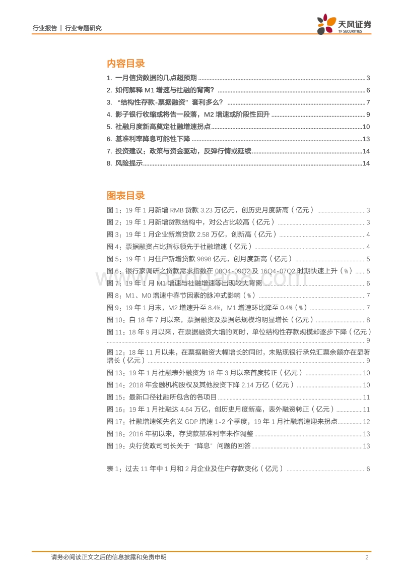 银行行业专题研究：1月金融数据的几个重要信号.pdf_第2页