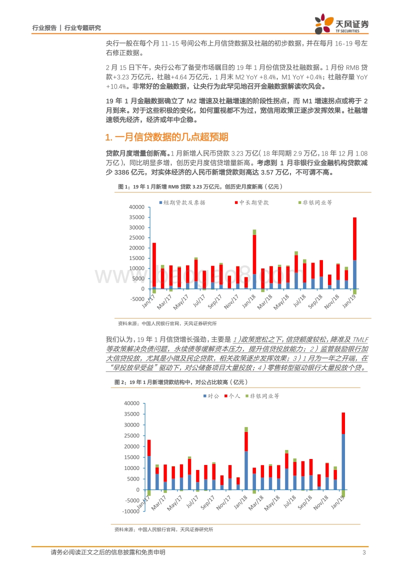 银行行业专题研究：1月金融数据的几个重要信号.pdf_第3页