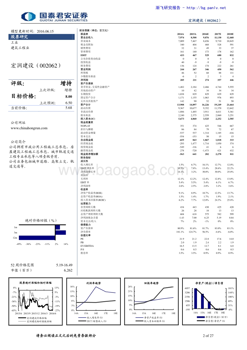宏润建设（002062）-充电桩布局显转型积极性，轨交弹性最大-深度研究报告.pdf_第2页