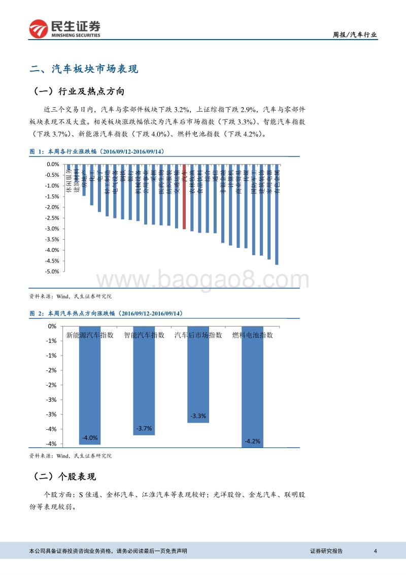 汽车行业周报：充电桩新政印发京津冀试点小区充电桩收费.pdf_第4页