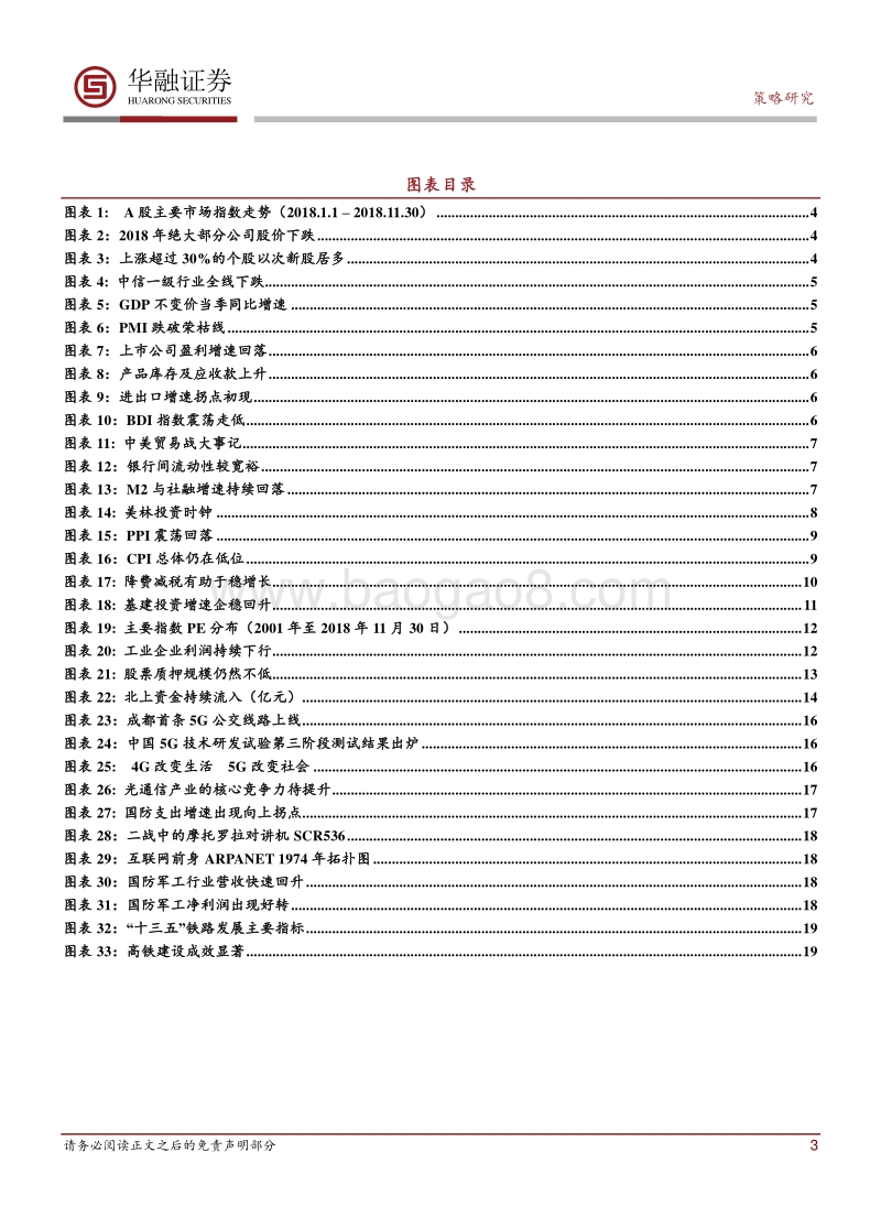 A股2019年投资策略：资产配置防御为主，关注政策引导方向.pdf_第3页