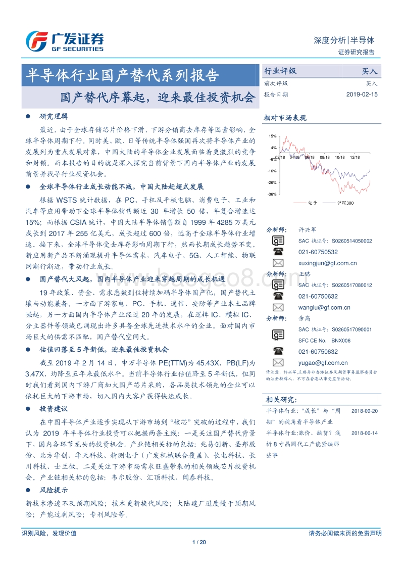 半导体行业国产替代系列报告：国产替代序幕起，迎来最佳投资机会.pdf_第1页
