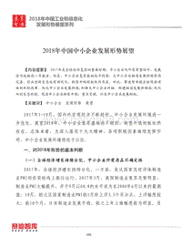 2018年中国中小企业发展形势展望.pdf