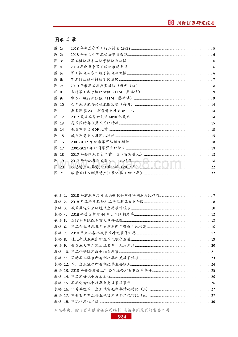军工行业2019年年度策略报告：军工行业景气回升，改革推进加速成长.pdf_第3页