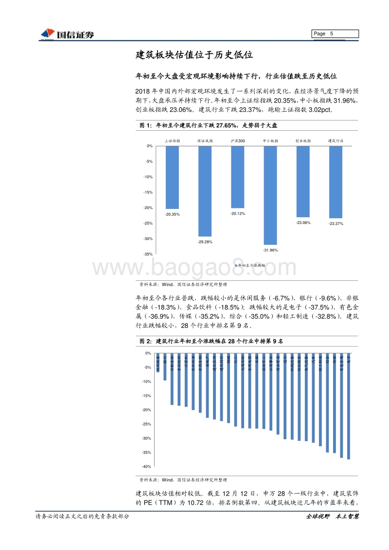 建筑行业2019年投资策略：基建复苏，聚焦龙头.pdf_第5页