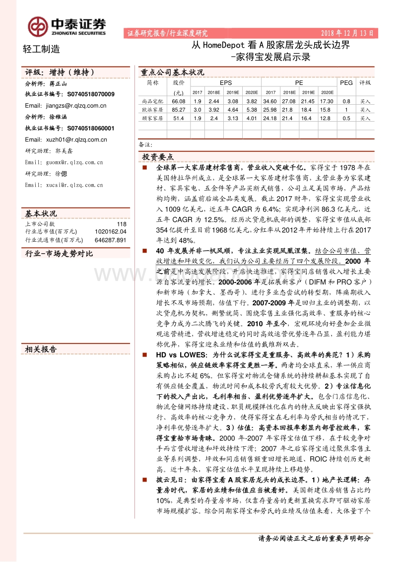 家得宝发展启示录：从HomeDepot看A股家居龙头成长边界.pdf_第1页