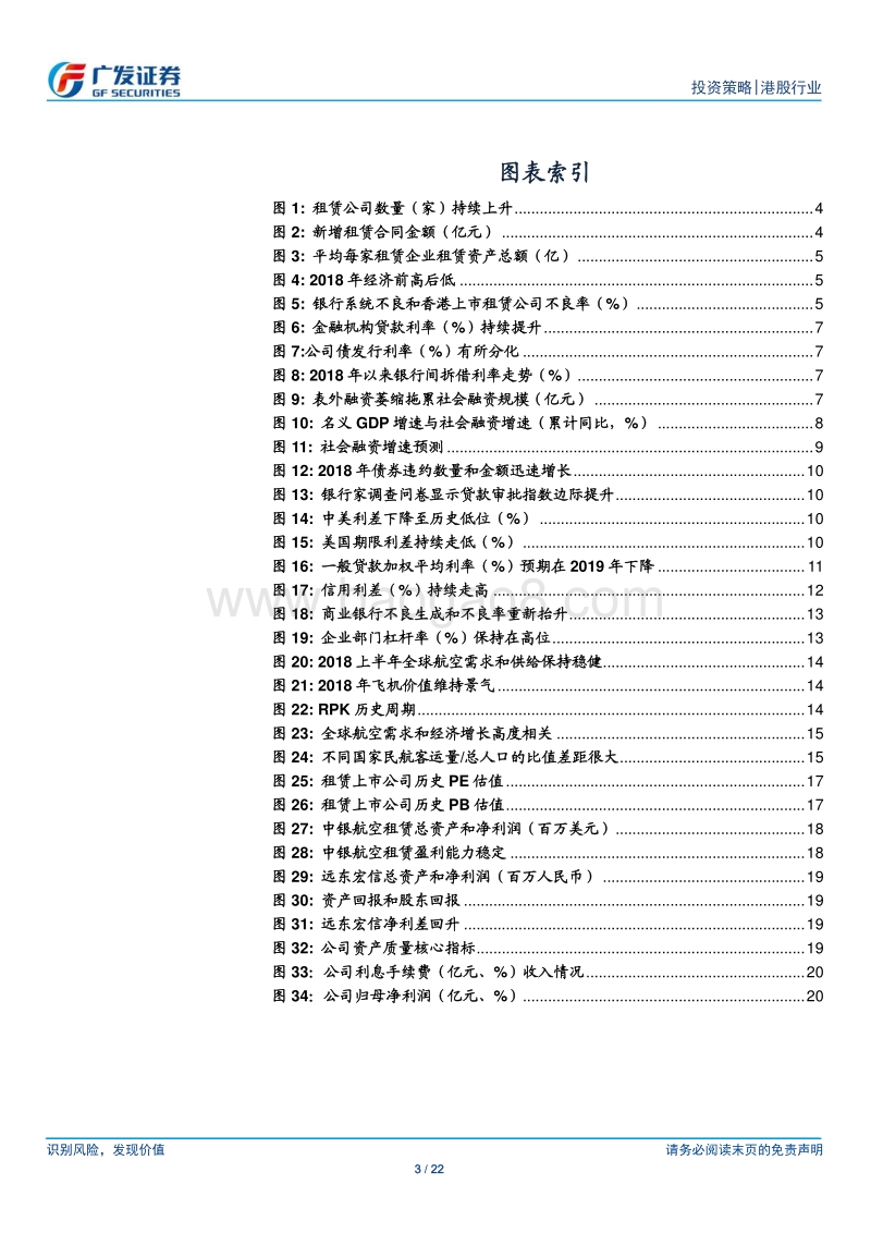 租赁行业2019年投资策略：息差前高后低，资产质量重回关注.pdf_第3页