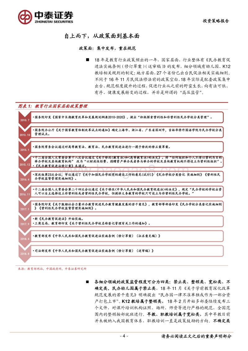 2019教育行业投资策略：吹尽狂沙始到金.pdf_第4页