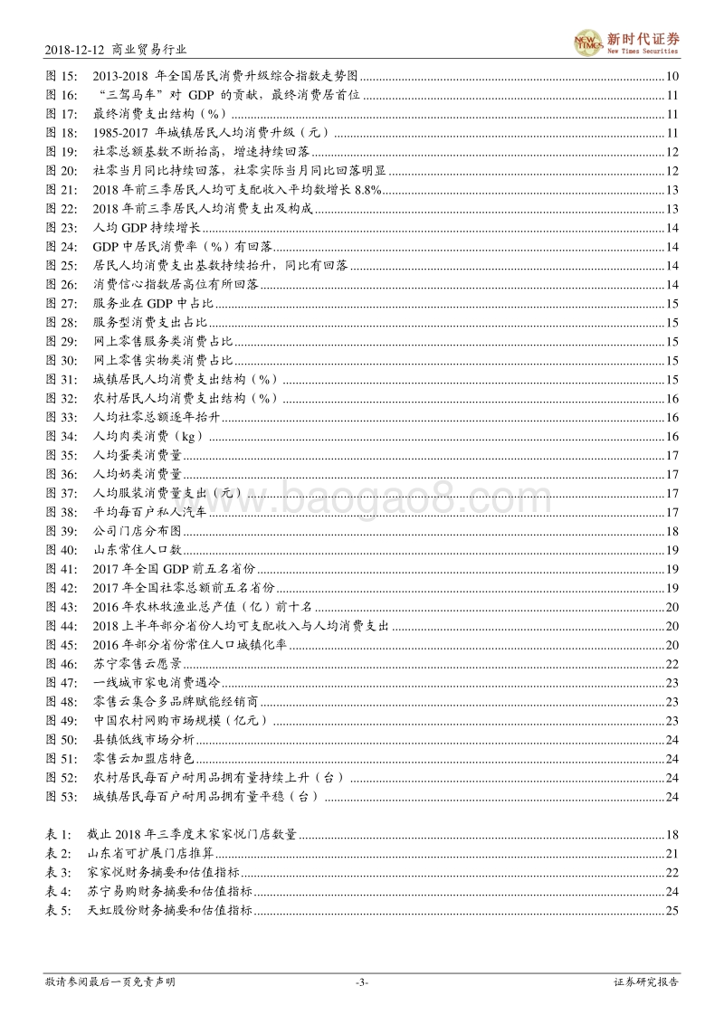 2018年商贸零售行业投资策略：行业负重前行，企业积极探索，展店或是2019年亮点.pdf_第3页