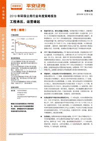 2019年环保公用行业年度策略报告：工程承压，运营雄起.pdf