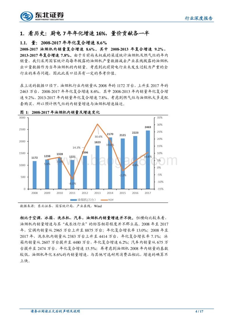 家用电器：地产红利渐微，厨电行业成长性怎么看.pdf_第4页