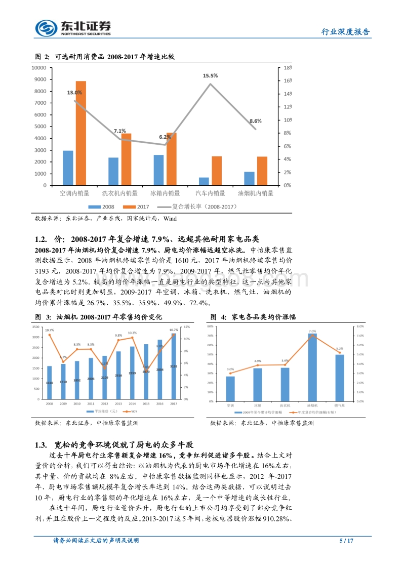 家用电器：地产红利渐微，厨电行业成长性怎么看.pdf_第5页