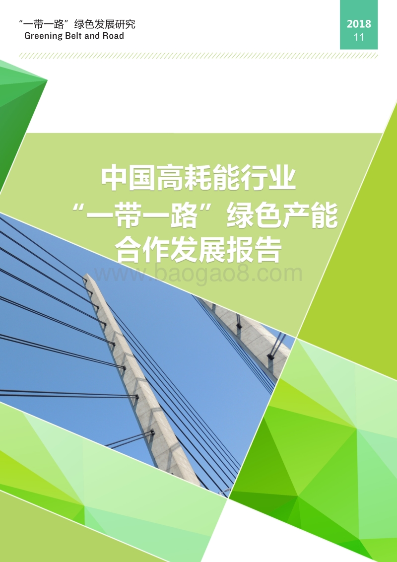 中国高耗能行业“一带一路”绿色产能合作发展报告.pdf_第1页