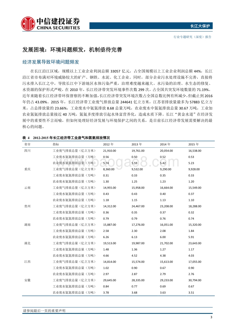 环保行业专题研究：长江大保护，母亲河永葆生机活力.pdf_第5页