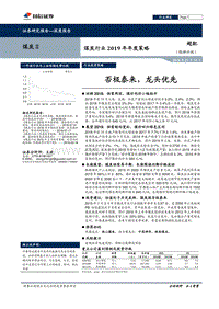 煤炭行业2019年年度策略：否极泰来，龙头优先.pdf
