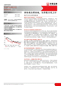 铁矿石行业深度报告：供给拐点将来临，议价能力或上行.pdf