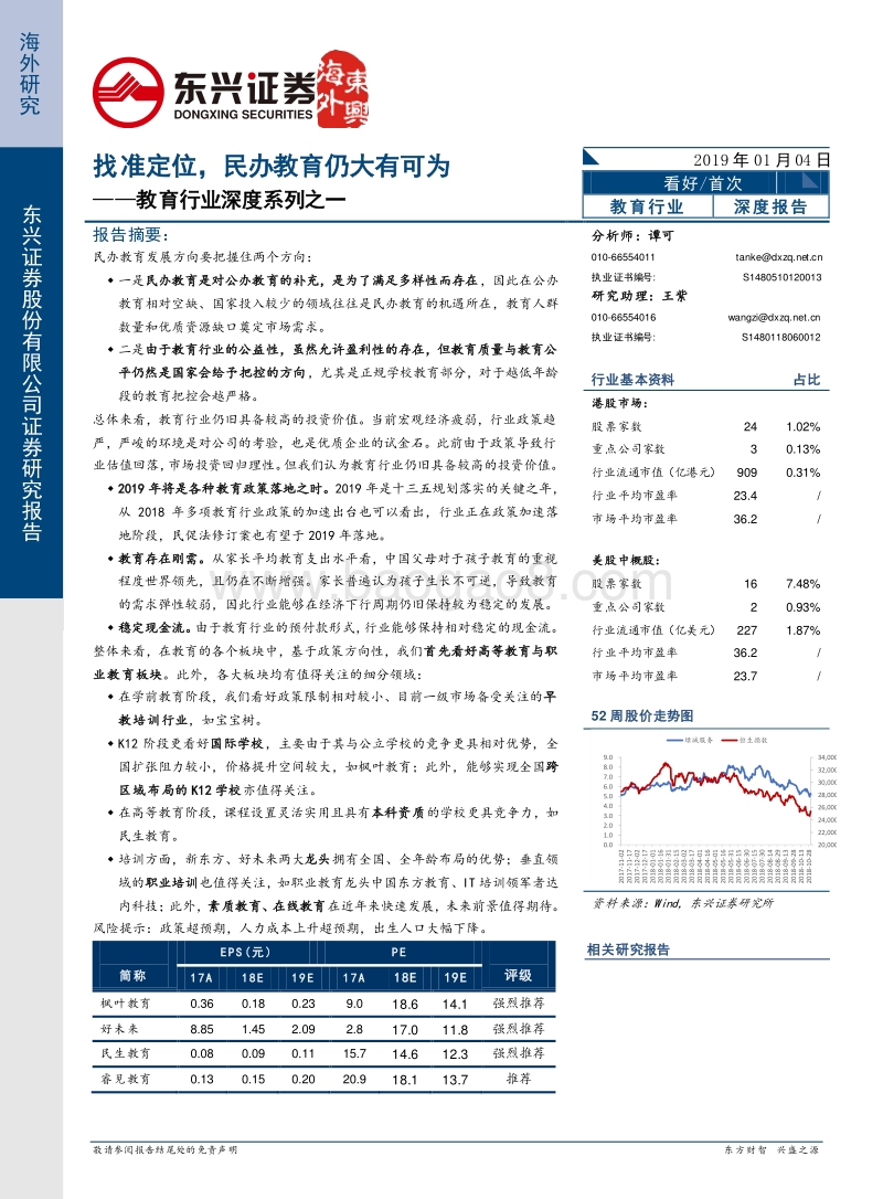 教育行业深度系列之一：找准定位，民办教育仍大有可为.pdf_第1页