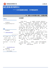 绿色债券系列研究之：分布式能源的发展实践与环境效益研究.pdf
