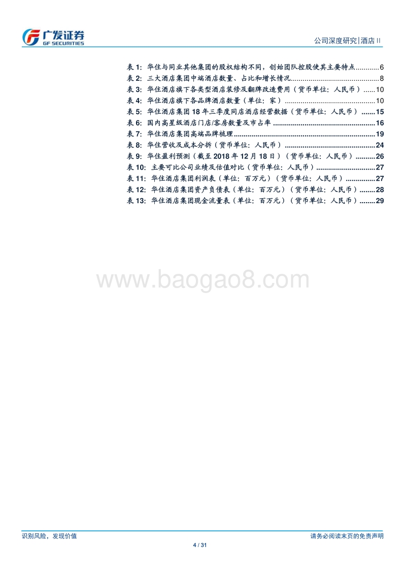 华住酒店集团：国内酒店行业领跑者，“品牌+渠道”构筑护城河.pdf_第4页