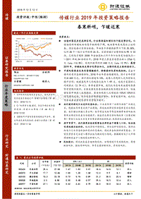 传媒行业2019年投资策略报告：春寒料峭，乍暖还寒.pdf