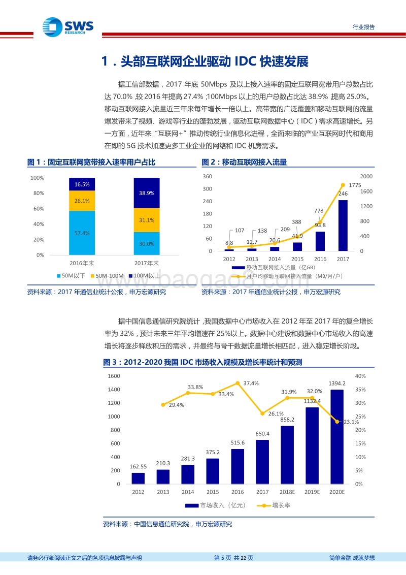 数据中心深度报告（二）：IDC投资快速增长，成就IC变革引擎.pdf_第5页