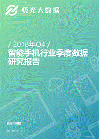 2018年Q4智能手机行业季度数据报告.pdf