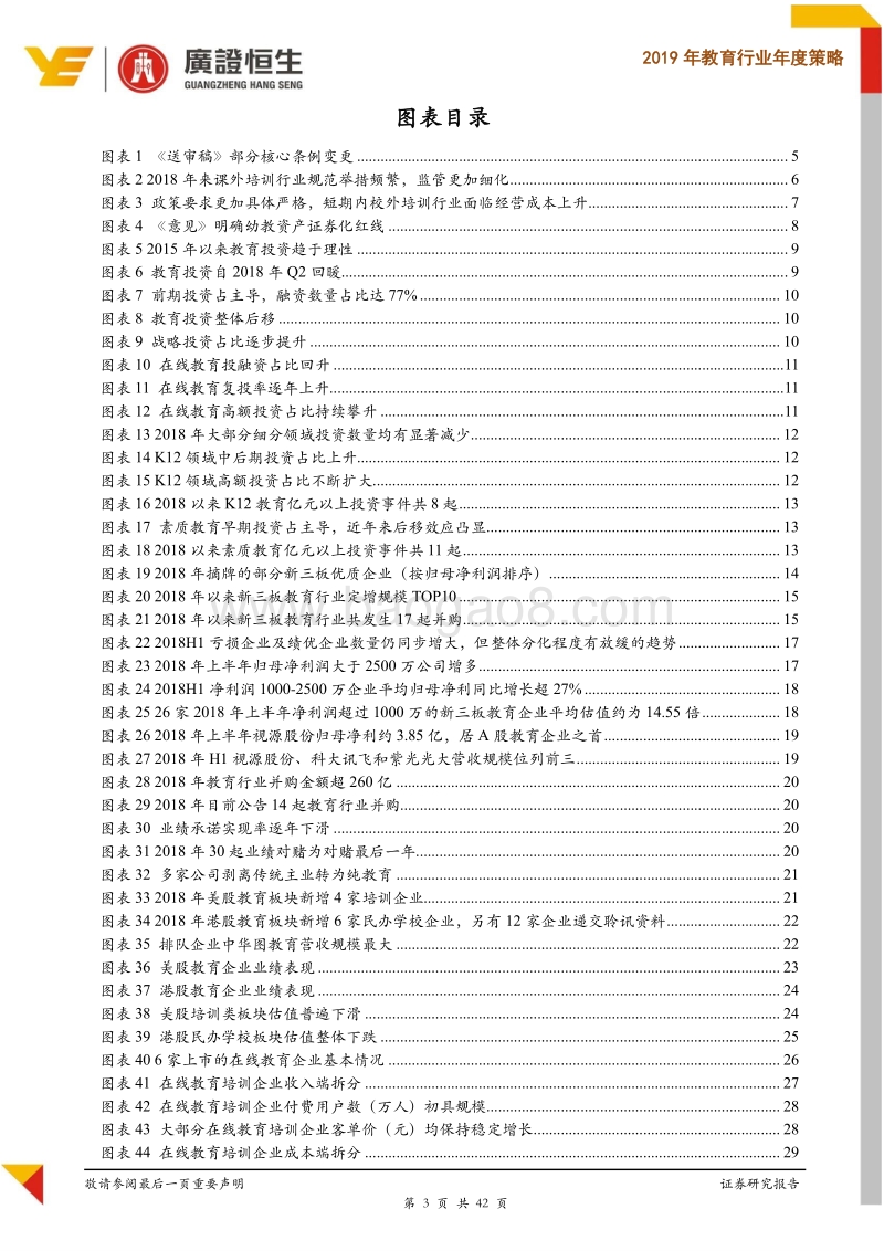 2019年教育行业年度策略：监管新常态，关注在线教育新机遇.pdf_第3页