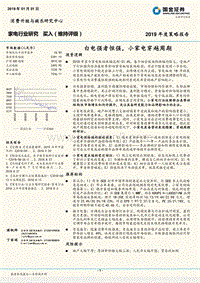 家电行业2019年度策略报告：白电强者恒强，小家电穿越周期.pdf