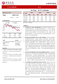 电子行业2019年年度策略：5G风起，电子产业再起航.pdf